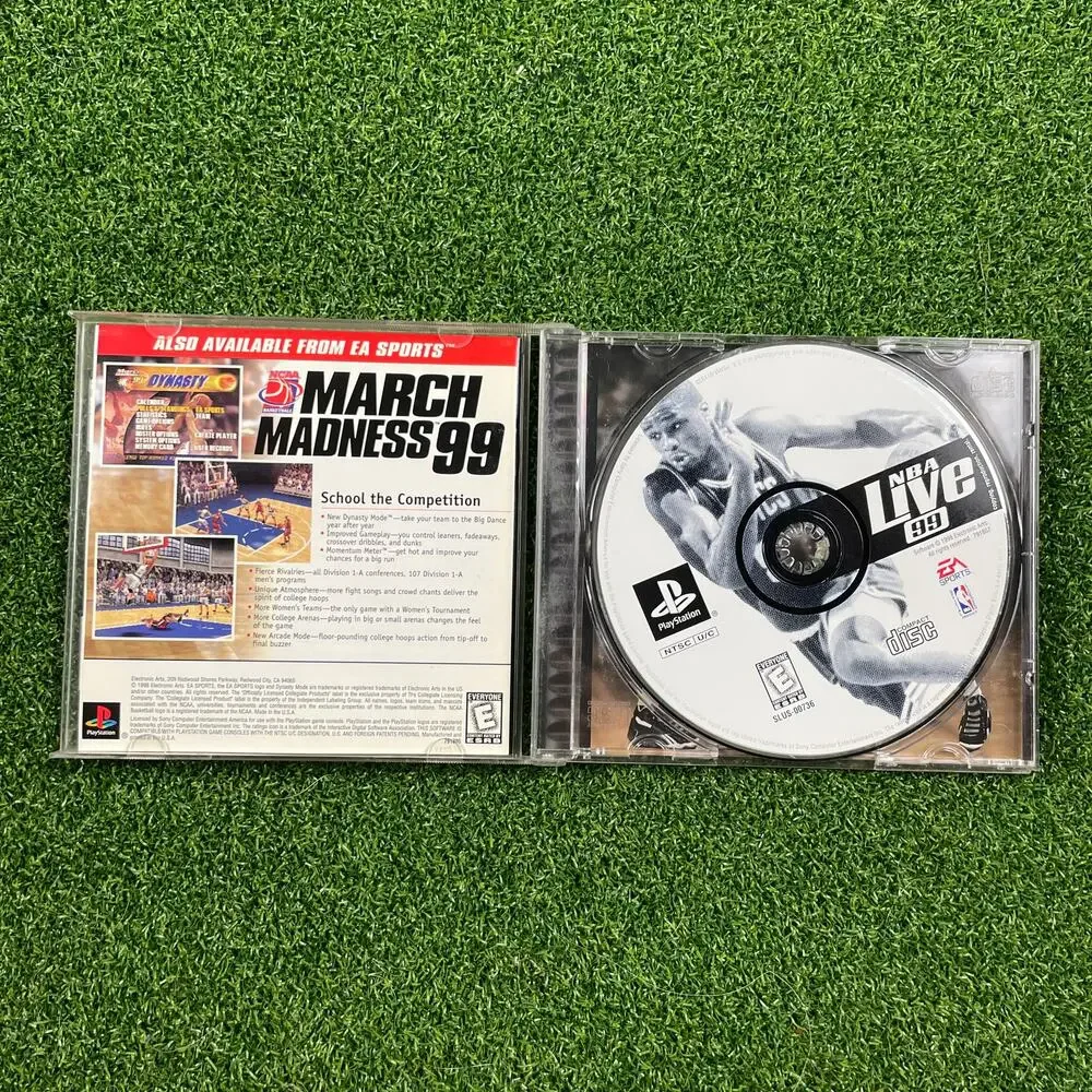 NBA Live 99 (Sony PlayStation 1, 1998) PS1 Complete CIB